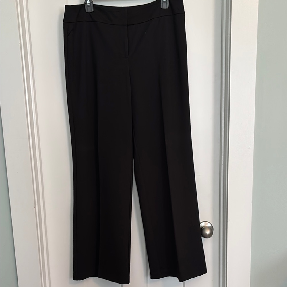 New York & Company Black Wide Leg Pants Classic Design